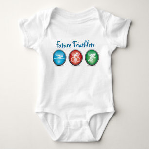 Future Triathlete Baby Boy Shirt :: 01