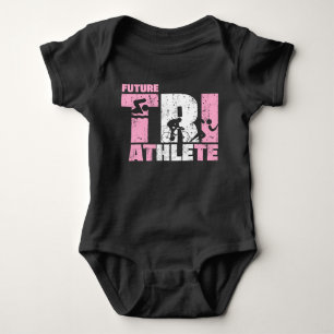 Future Triathlete Triathlon Baby Girl Newborn Gift Bodysuit