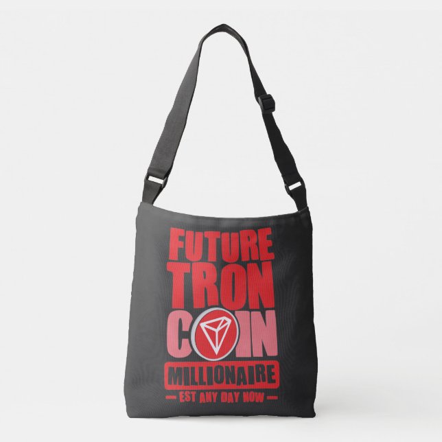 Future TRON Coin Millionaire Crossbody Bag (Front)