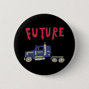 Future Trucker 6 Cm Round Badge