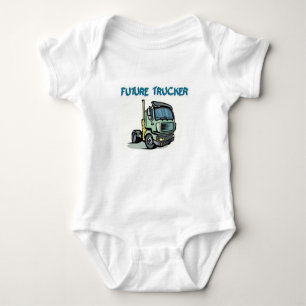 Future Trucker Baby Bodysuit