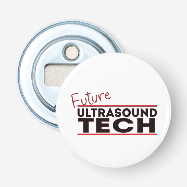 Future Ultrasound Tech Bottle Opener (Front)