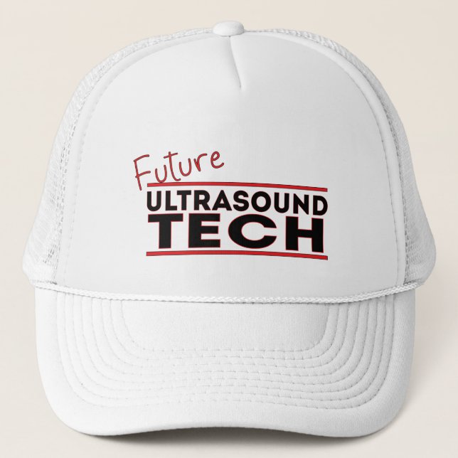 Future Ultrasound Tech Trucker Hat (Front)