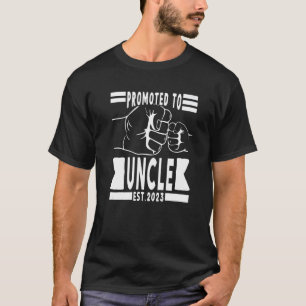 Future Uncle Promoted To Uncle 2023 Nephew Cool Un T-Shirt