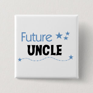 Future Uncle T-shirts and Gifts 15 Cm Square Badge