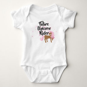 Future Unicorn Rider Baby Bodysuit