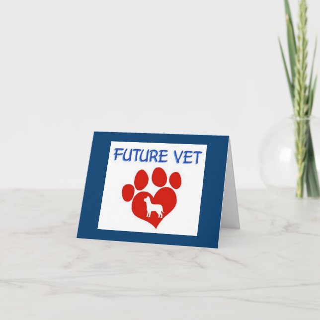 Future Vet - Dog Invitation (Front)