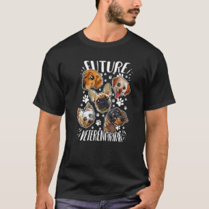 Future Veterinarian Aspiring Vets Dogs T-Shirt