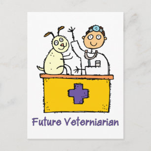 Future Veterinarian - Boy Postcard
