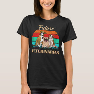 Future Veterinarian Cute Aspiring Vets T-Shirt