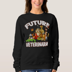 Future Veterinarian Cute Zoo Animal Sweatshirt