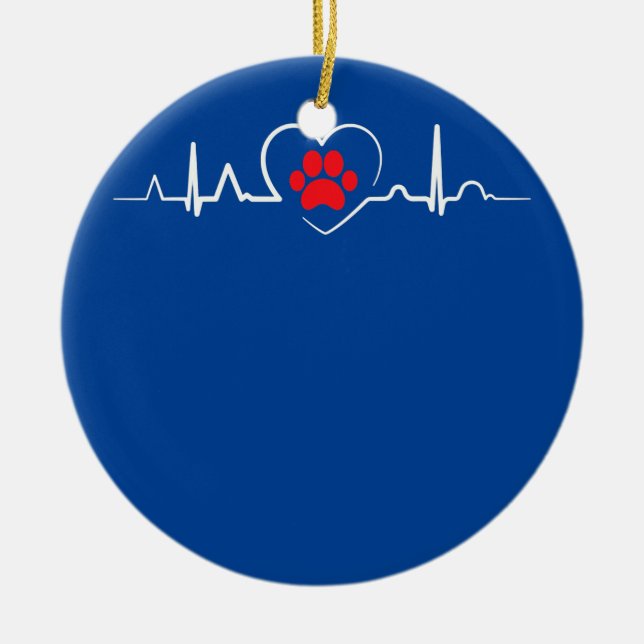 Future Veterinarian Doctor Animals Lover Ceramic Tree Decoration (Front)