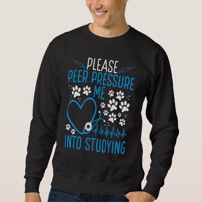 Future Veterinarian Vet School Graduation Party Te Sweatshirt (Front)