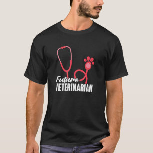 Future Veterinarian Vet Veterinary Student Stethos T-Shirt