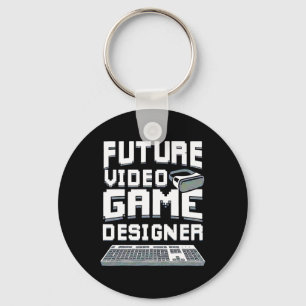 Future Video Game Designer Boys Girls Kids 1 Key Ring