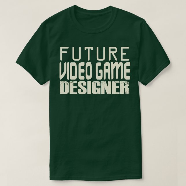 Future Video Game Designer  T-Shirt (Design Front)