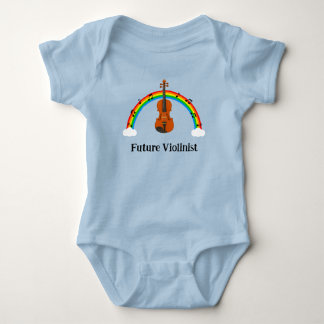Future Violinist Rainbow Baby Bodysuit