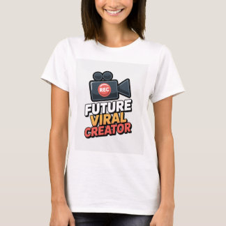 Future Viral Creator Funny Social Media Kids T-Shi T-Shirt