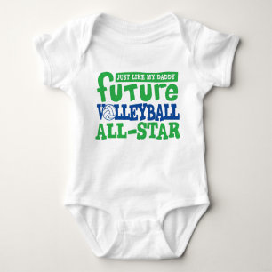 Future Volleyball All Star-Daddy Baby Bodysuit