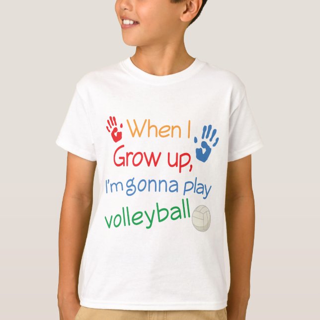 Future Volleyball Player T-Shirt (Front)