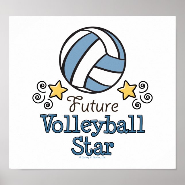 Future Volleyball Star Poster (Front)