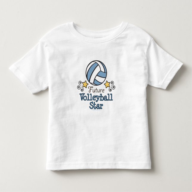 Future Volleyball Star Toddler Ringer T-shirt (Front)