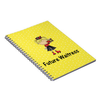 future waitress spiral notebook