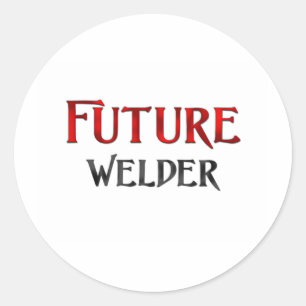 Future Welder Classic Round Sticker