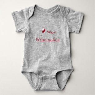 Future Winemaker Funny Wine Lover Baby Bodysuit