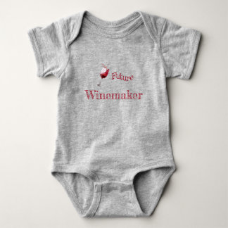Future Winemaker Funny Wine Lover Baby Bodysuit