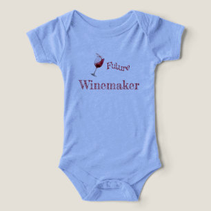 Future Winemaker Funny Wine Lover Baby Bodysuit