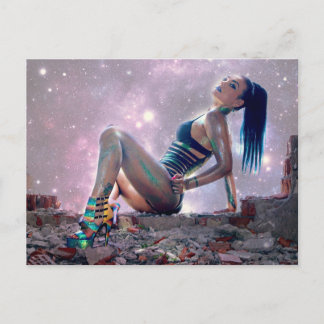 Future Woman Postcard