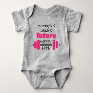 Future workout buddy baby bodysuit