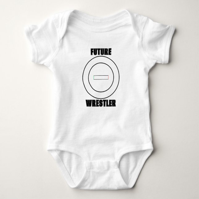 Future Wrestler Baby Jersey Bodysuit (Front)