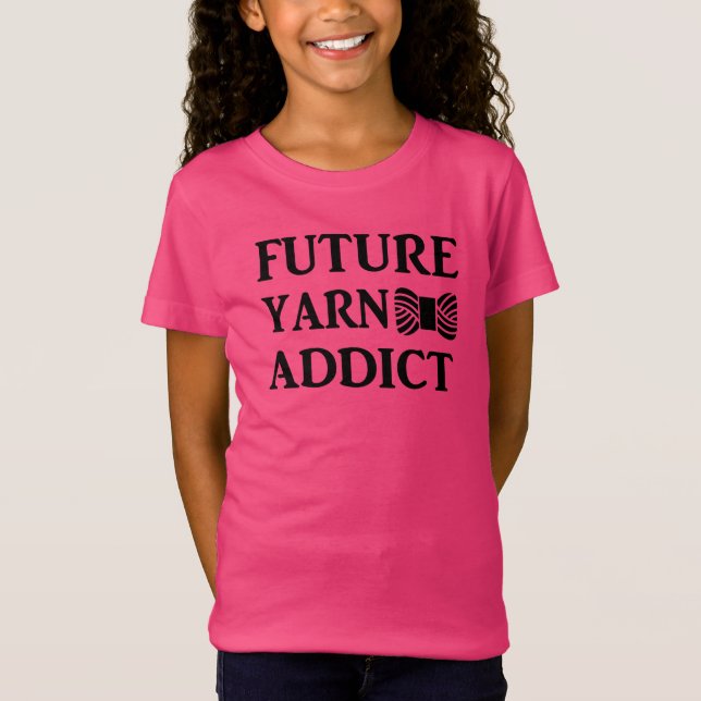 Future Yarn Craft Addict Child T-Shirt (Front)