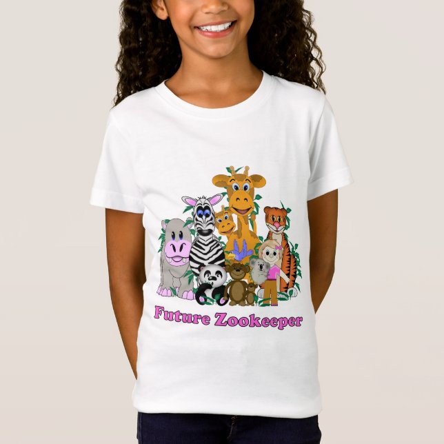 Future Zookeeper Girl T-Shirt (Front)