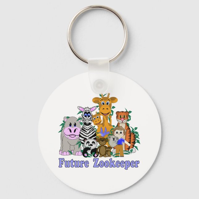 Future Zookeeper Key Ring (Front)