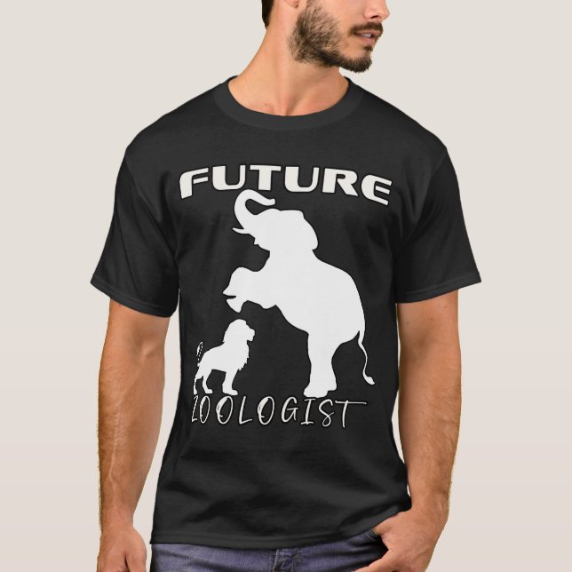 Future Zoologist Cute Zoology Students Funny Zoo T-Shirt (Front)