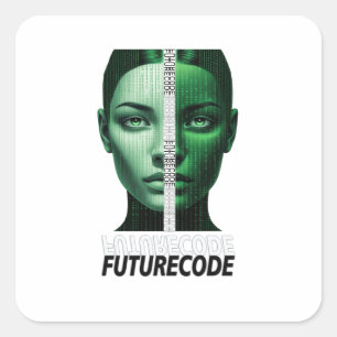 FUTURECODE  SQUARE STICKER