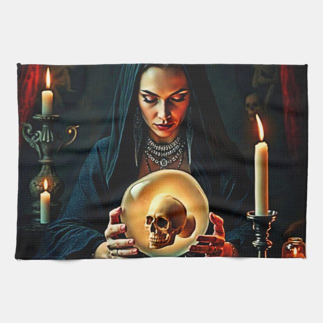 Future's Forbidden Secrets Design Tea Towel (Horizontal)