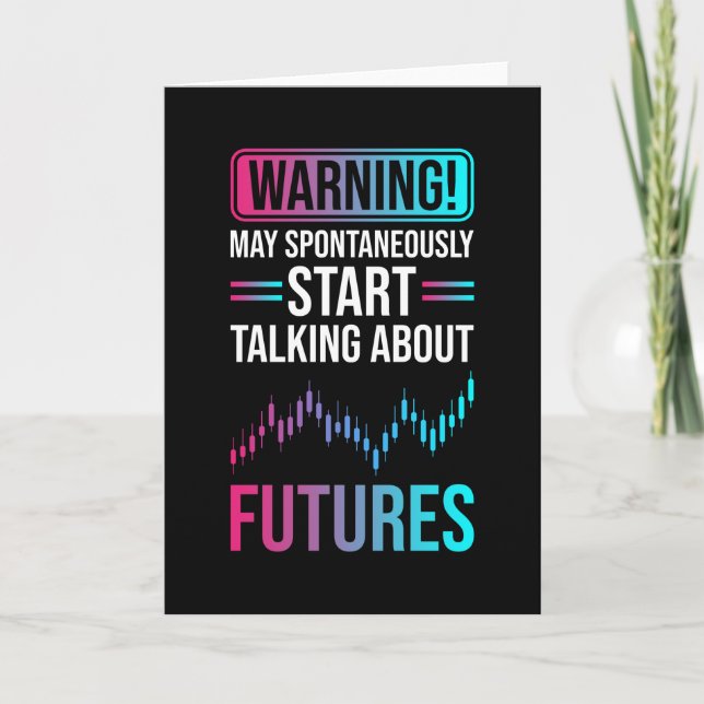 Futures Trading Stock Market Card (Front)