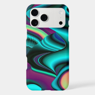 Futuristic Abstract 3D Metallic Rainbow Art