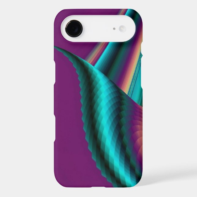 Futuristic Abstract 3D Metallic Rainbow Art (Back)