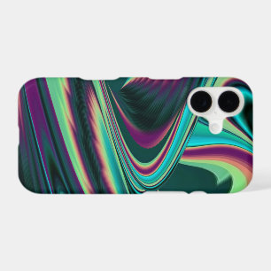 Futuristic Abstract 3D Metallic Rainbow Art