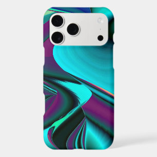 Futuristic Abstract 3D Metallic Rainbow Art
