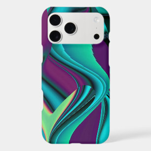 Futuristic Abstract 3D Metallic Rainbow Art