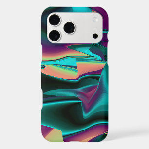 Futuristic Abstract 3D Metallic Rainbow Art