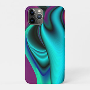 Futuristic Abstract 3D Metallic Rainbow Art Case-Mate iPhone Case