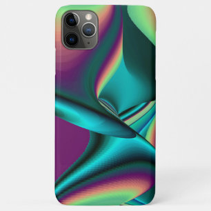 Futuristic Abstract 3D Metallic Rainbow Art Case-Mate iPhone Case