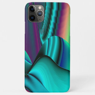 Futuristic Abstract 3D Metallic Rainbow Art Case-Mate iPhone Case